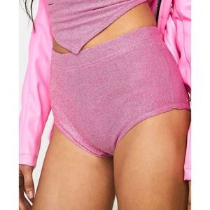 Simmi Pink Glitter Hot Shorts